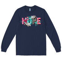 Navy hope cancer awareness Long Sleeve Tee - CowGirlArtShop