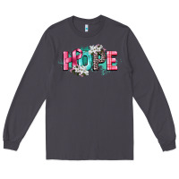 Smoke hope cancer awareness Long Sleeve Tee - CowGirlArtShop
