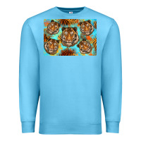 Ocean Blue Tiger Premium Sweatshirt - Artiststas