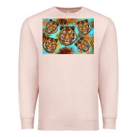 Pale Pink Tiger Premium Sweatshirt - Artiststas