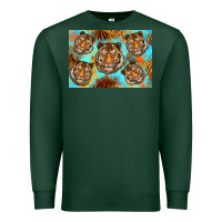 Sports Green Tiger Premium Sweatshirt - Artiststas