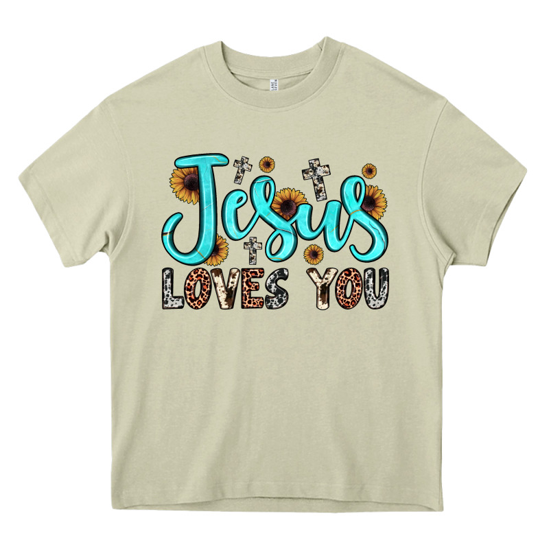 Jesus Loves You Heavy Core Tee by JahusDesignShop | Teevron
