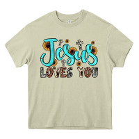 Mossy jesus loves you Heavy Core Tee - JahusDesignShop