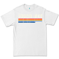 White Vintage 70S 80S Style Squam Lake Nh Premium Tee - lanVoArt