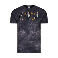 Cloud Black gothic girl and colorful girl Vintage Tee - TumblerDesignByShophia