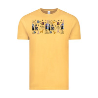 Vintage Mustard gothic girl and colorful girl Vintage Tee - TumblerDesignByShophia