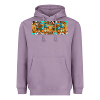 Lavender Thanksgiving Turkey Truck Heavyweight Hoodie - Artiststas