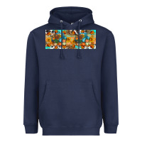 Navy Thanksgiving Turkey Truck Heavyweight Hoodie - Artiststas