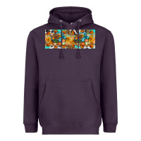Plum Thanksgiving Turkey Truck Heavyweight Hoodie - Artiststas