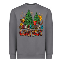Storm christmas cowboy Heavyweight Sweatshirt - FaDigitalArtStudio