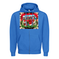 True Royal summer vibes Zipper Hoodie - CowhideDigitalArt