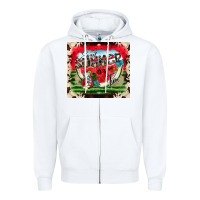 White summer vibes Zipper Hoodie - CowhideDigitalArt