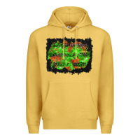 Antique Gold halloween leopard lines background Premium Hoodie - BundleAndBundleShop