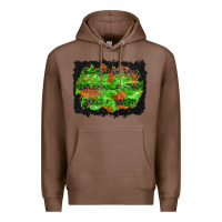 Chestnut halloween leopard lines background Premium Hoodie - BundleAndBundleShop