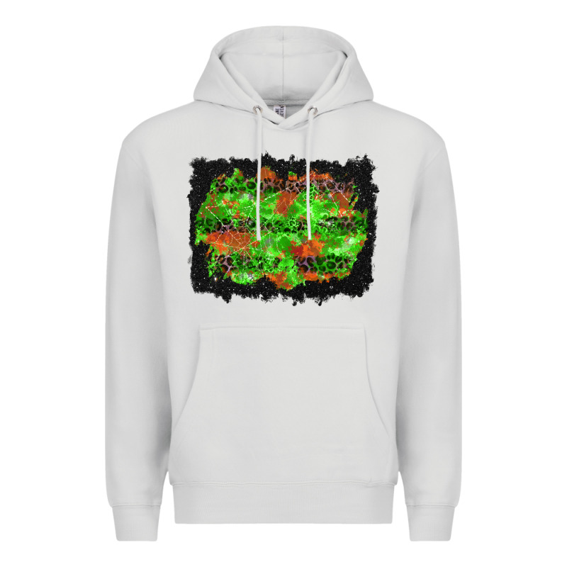 Halloween Leopard Lines Background Premium Hoodie by BundleAndBundleShop | Teevron