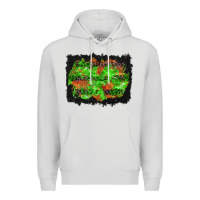 Dove Grey halloween leopard lines background Premium Hoodie - BundleAndBundleShop