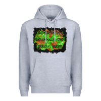 Heather Grey halloween leopard lines background Premium Hoodie - BundleAndBundleShop