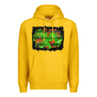 Lemon halloween leopard lines background Premium Hoodie - BundleAndBundleShop