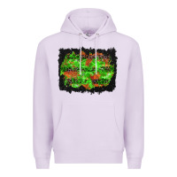 Lilac halloween leopard lines background Premium Hoodie - BundleAndBundleShop
