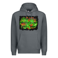Rock halloween leopard lines background Premium Hoodie - BundleAndBundleShop
