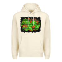 Sandshell halloween leopard lines background Premium Hoodie - BundleAndBundleShop