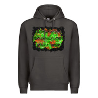 Smoke halloween leopard lines background Premium Hoodie - BundleAndBundleShop