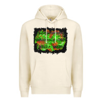 Tofu halloween leopard lines background Premium Hoodie - BundleAndBundleShop