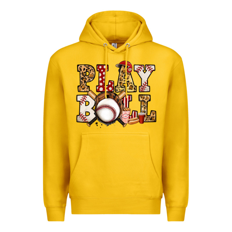 Baseball Play Ball Premium Hoodie by Jasminsmagicworld | Teevron