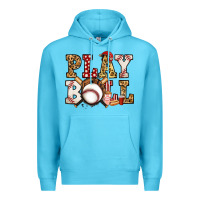 Ocean Blue baseball play ball Premium Hoodie - Jasminsmagicworld