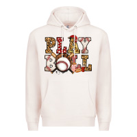 Pale Pink baseball play ball Premium Hoodie - Jasminsmagicworld