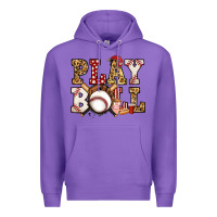 Purple baseball play ball Premium Hoodie - Jasminsmagicworld