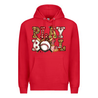Red baseball play ball Premium Hoodie - Jasminsmagicworld