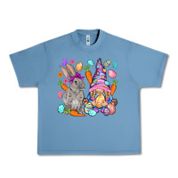 Pebble Blue Easter gnome and rabbit Easter Day Urban Heavy Tee - HowdyJamesFarm