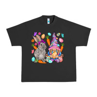 Pigment Black Easter gnome and rabbit Easter Day Urban Heavy Tee - HowdyJamesFarm