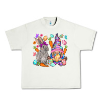 Pistachio Easter gnome and rabbit Easter Day Urban Heavy Tee - HowdyJamesFarm