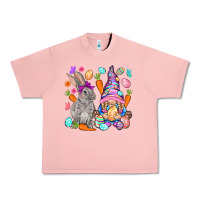 Salmon Easter gnome and rabbit Easter Day Urban Heavy Tee - HowdyJamesFarm