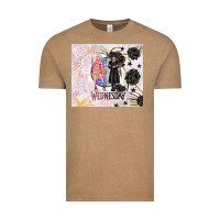 Vintage Coffee gothic girl and colorful girl best friends with ro Vintage Tee - TumblerDesignByShophia