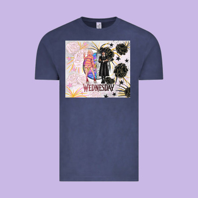 Gothic Girl And Colorful Girl Best Friends With Ro Vintage Tee Designed By Tumblerdesignbyshophia