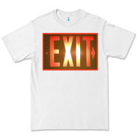 White exit sign   hippie Premium Tee - lanVoArt