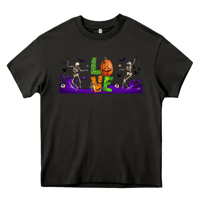 Love Halloween  Libbey Glass Heavy Core Tee by BundleAndBundleShop | Teevron