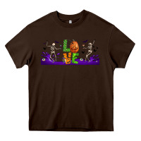 Chocolate Brown love halloween  libbey glass Heavy Core Tee - BundleAndBundleShop