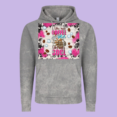 I Like My Coffee Cold Like My Soul Vintage Hoodie Designed By Tumblerdesignbyshophia