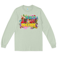 Matcha teach love inspire Long Sleeve Tee - CowGirlArtShop