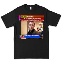 Black daniel larson monitoring the situation   vintage Premium Tee - lanVoArt
