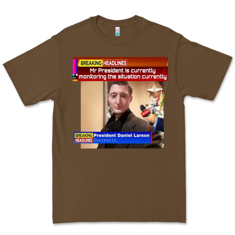 Daniel Larson Monitoring The Situation   Vintage Premium Tee by lanVoArt | Teevron