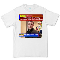 White daniel larson monitoring the situation   vintage Premium Tee - lanVoArt