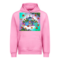 Fuchsia Pink ohana stitch Urban Hoodie - AdoDesignShop