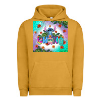 Pigment Peanut Butter ohana stitch Urban Hoodie - AdoDesignShop
