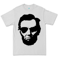 Dove Grey cool abe lincoln with aviator sunglasses black Premium Tee - lanVoArt