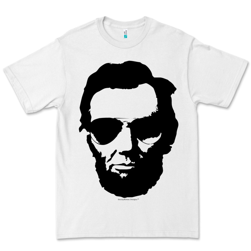 Cool Abe Lincoln With Aviator Sunglasses Black Premium Tee by lanVoArt | Teevron